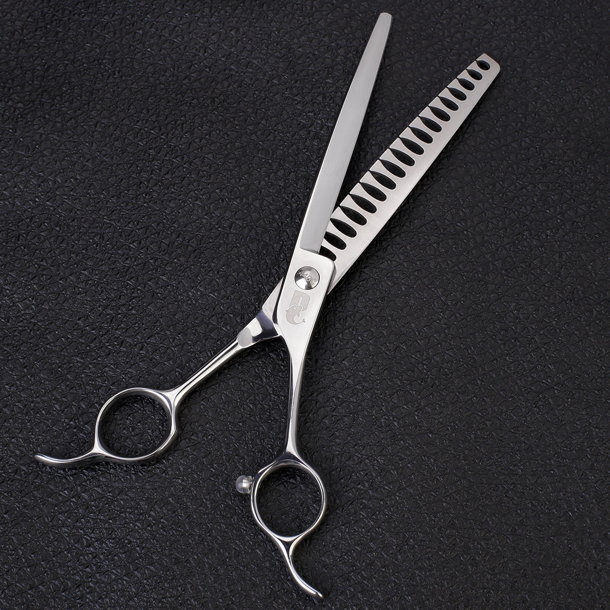 7.5'' Dog Grooming CHUNKER Japan 440C Steel Scissors For Pet Groomers DC911