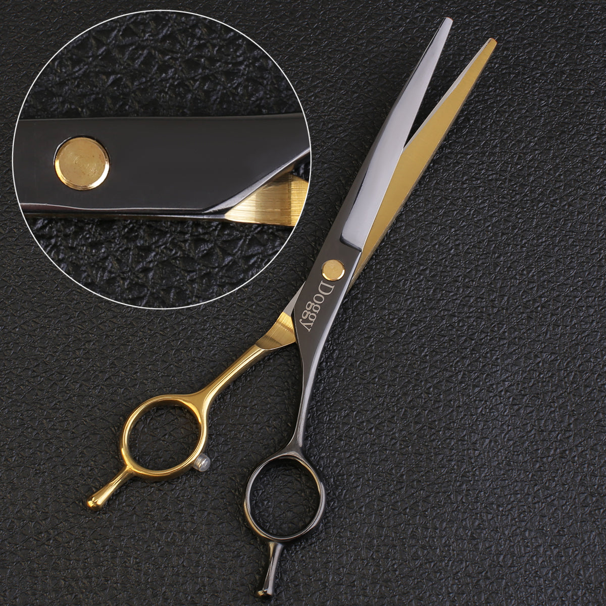 Custom Super Curved Shears Of Grooming Equipment Kit For Dogs DC010